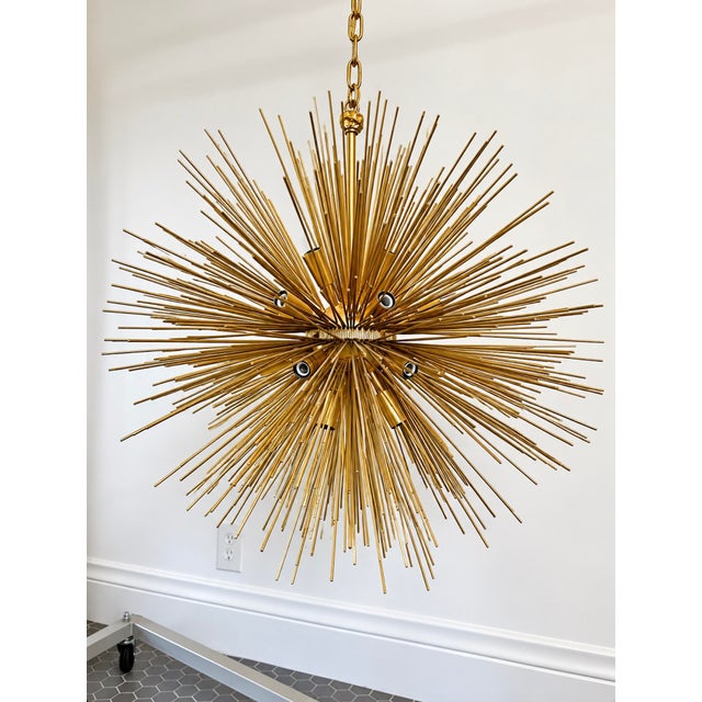 Visual Comfort Strada Medium Round Chandelier Kw5071g For Sale In Cincinnati - Image 6 of 13