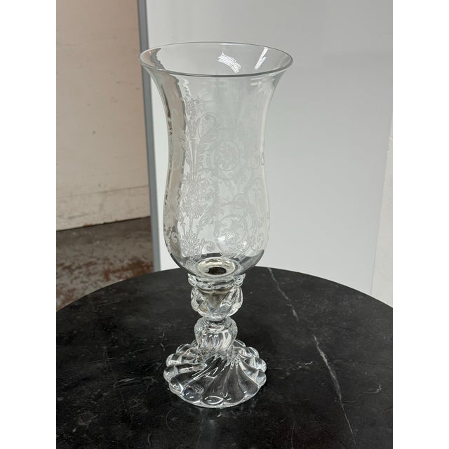 Design Plus Gallery presents the Baccarat Bambou Tors Votive Candleholder. The crystal candleholder is a vintage, heavy...