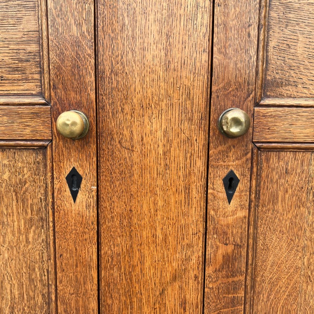 English Early 19th Century Welsh Oak Tack Cupboard For Sale - Image 3 of 10