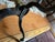 Mid‑Century Brass Pierced Fireplace Fender + Andirons & Tool Set- 6 Pieces For Sale - Image 9 of 12