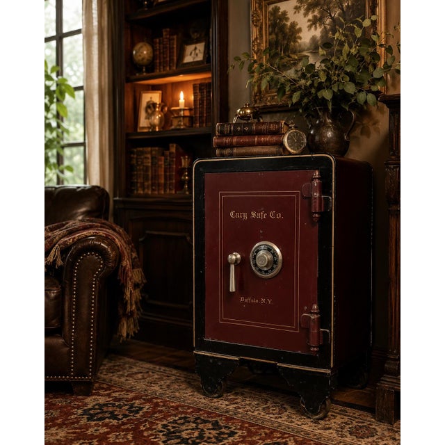 Antique Cary Safe Co. Safe – Buffalo, New York A beautifully preserved Cary Safe Co. safe from Buffalo, New York,...