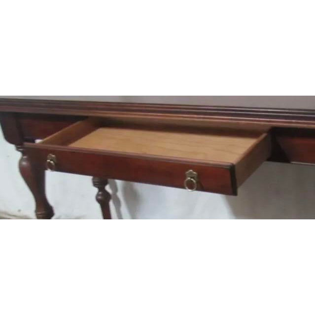 1980s Dining Table - Vintage - 1980's Ethan Allen British Classics Collections Convertible Dining Table - No Longer in Production For Sale - Image 5 of 9