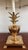 Metal Pair Frederick Cooper Classic Modern Hollywood Regency Pineapple Polished Brass Table Lamps With Black Tole Shades For Sale - Image 7 of 18
