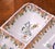 White 19th Century French Desvres Hand Painted Faience Divided Serving Tray For Sale - Image 8 of 11