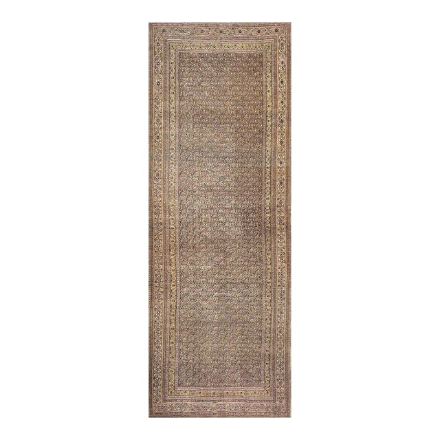 Mid 19th Century N.E. Persian Khorassan Moud Gallery Carpet For Sale