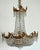 1970s Brass Lead and Crystal Chandelier from Palwa, 1970s For Sale - Image 5 of 15