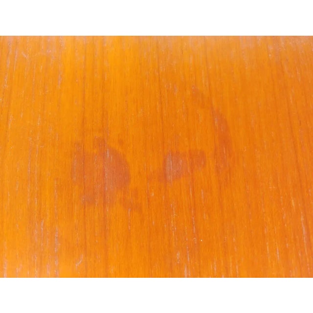 Brown 1950s Yngve Ekstrom Swedish Modern Teak Bar Cart For Sale - Image 8 of 10