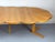 Round Oak Dining Table with Extensions, 1970s For Sale - Image 10 of 18