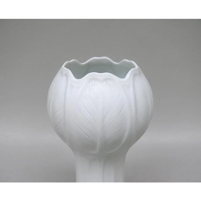 Ceramic Art Nouveau Vase in Porcelain by Hans Eachtziger for Hutschenreuther, Germany, 1970s For Sale - Image 7 of 12