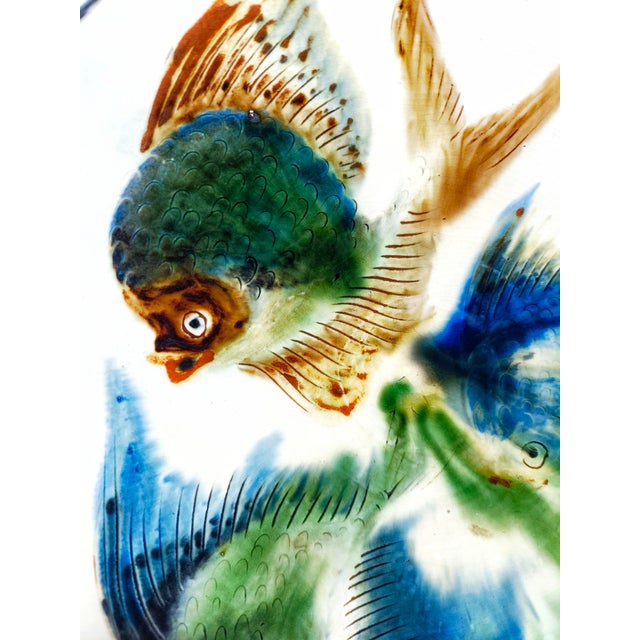 Spanish Puigdemont Ceramic Plate, 1970s, in Very Good conditions. Designed 1970 to 1979