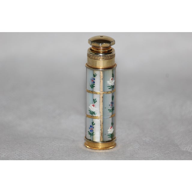 Metal Gold Perfume Atomizer Floral Decor, 1950s For Sale - Image 7 of 18