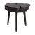 Organic Modern Black Lychee Living Edge Accent Table For Sale - Image 4 of 10