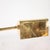 Mid-Century Modern Mid-Century Brass and Wood Lamp, 1980s For Sale - Image 3 of 11