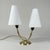 Double Arm Brass Table Lamp, Sweden, 1950s For Sale - Image 14 of 16