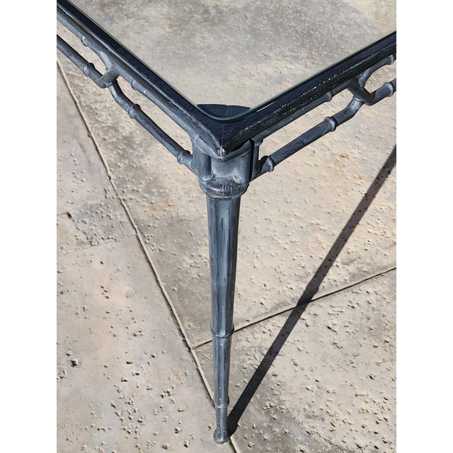 Vintage Calcutta Brown Jordan Style Table & Dining Chair- Set of 7 For Sale - Image 17 of 18