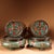 Yellow Monumental Pair of Chinese Cloisonné Enamel "Fish" Vases With Stands - 48cm, 9.6kg For Sale - Image 8 of 8
