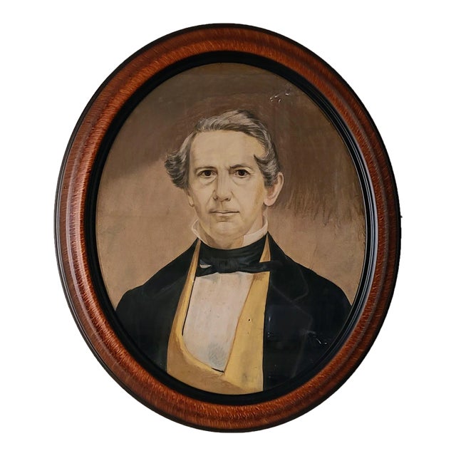 Tyler - Pastel Portrait of High Society Southern Gentleman by Frank Stanley Herring (1894 - 1966) For Sale