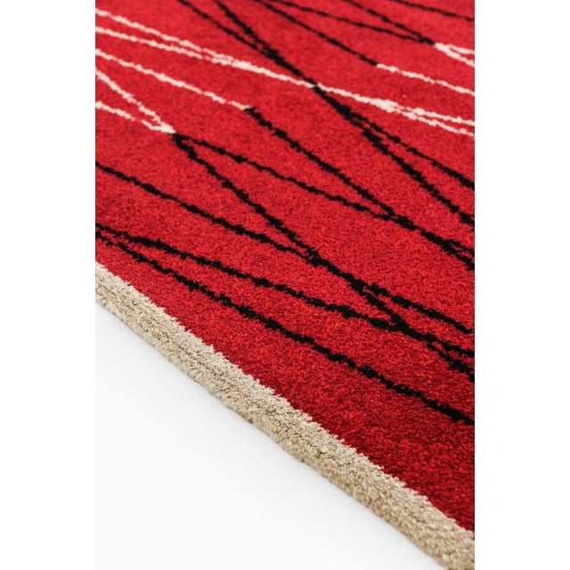 Kungsmattan Rug from Aina Kånge, 1950s For Sale - Image 4 of 9