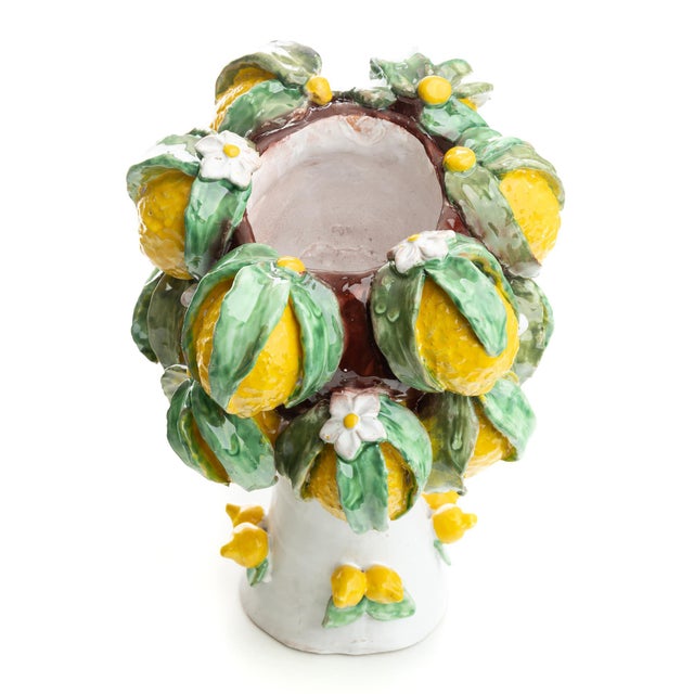 2020s Sculpture with Lemons, Ceramiche D'arte Dolfi For Sale - Image 5 of 10