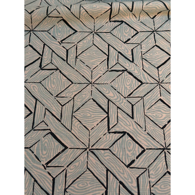 China Seas Parquetry Blue Turquoise Fabric 6280-03 2 1/2 Yards Brand: China Seas Pattern Name: Parquetry Color: Blue...