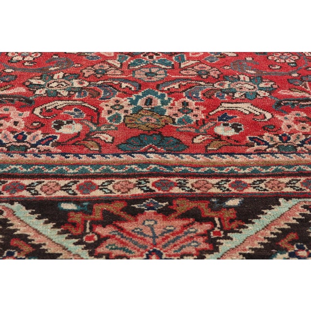Mid 20th Century Vintage Persian Mahal Rug - 10'10 X 13'10 For Sale - Image 5 of 9
