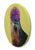 Contemporary Otter's Purple Urchin Crown - Original Surreal Animal Portrait Oil Painting on Wood Panel by Jj Galloway For Sale - Image 3 of 9