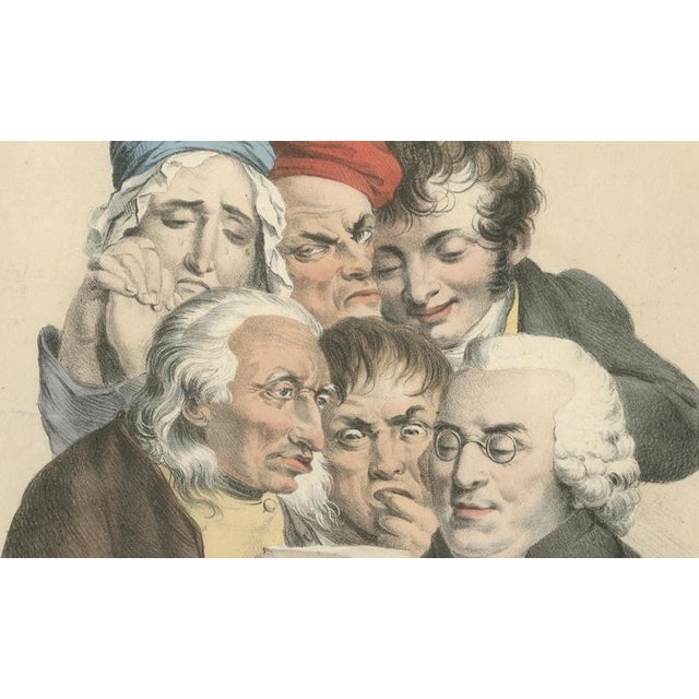Louis-Léopold Boilly, Consultation of Physicians, 1823, Lithograph For Sale - Image 5 of 10