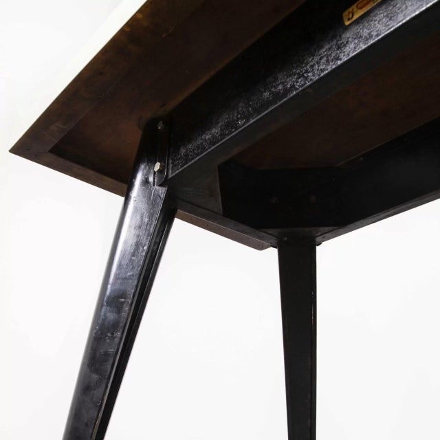 Tolix French Rectangular T55 Dining Table from Tolix, 1950s For Sale - Image 4 of 10