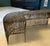 1940s Vintage Silverplated Filigree Miniature Cocktail Bar & Stool Set - 8 Pieces - Daisy Inlay For Sale - Image 5 of 13