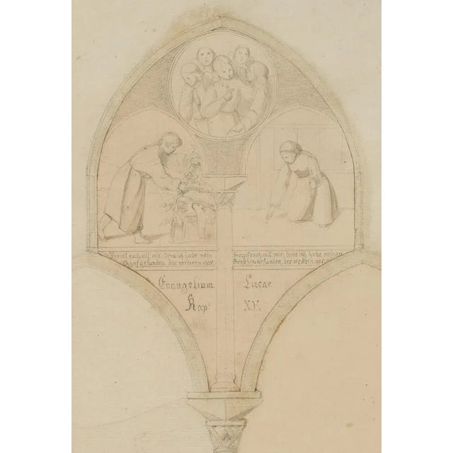 The Prodigal Son Feeling Remorse, 1837, Pencil For Sale - Image 3 of 5
