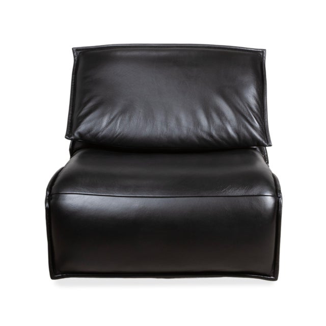 Free Motion Edit 2 Leather Armchair in Black with Electric Reclining Function from Koinor For Sale - Image 15 of 16