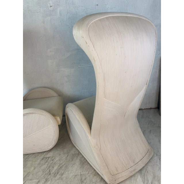 Rare Betty Cobanpue Hooded Chairs, a Pair For Sale In Charleston - Image 6 of 13