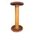 Industrial Wooden Textile Mill Bobbin or Spool With Red Painted Ends For Sale