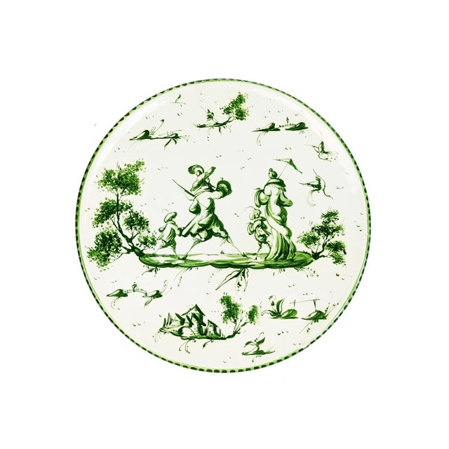 Large Italian Levantino Wall Ceramic Plate from Albisola or Savona District For Sale - Image 9 of 9