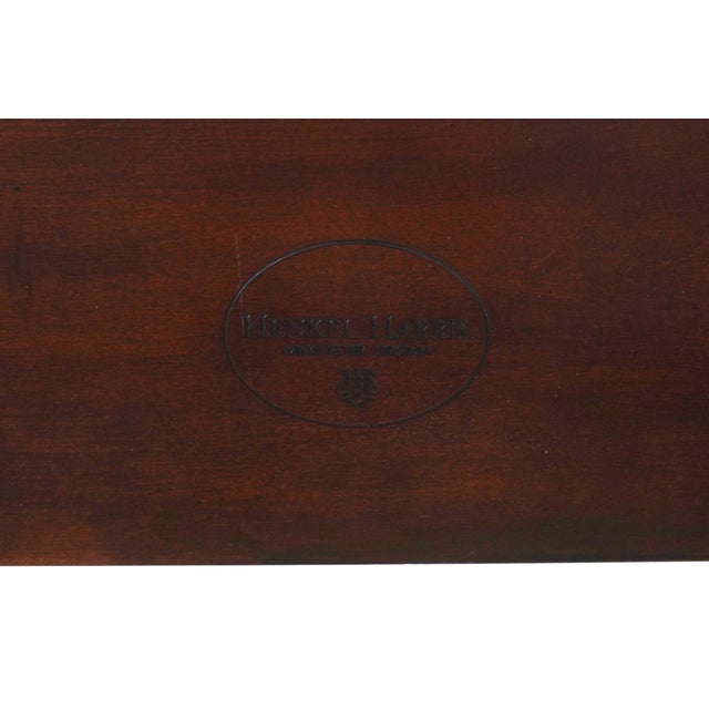 Henkel Harris Model 307 Mahogany Queen Size Poster Bed For Sale - Image 17 of 17