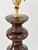 1960s Large Glossy Brown MId Century Modern Ribbed Ceramic Table Lamps - a Pair For Sale - Image 13 of 15