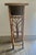 Wood Vintage Tortoiseshell Rattan Plant Stand Side End Table With Drawer For Sale - Image 7 of 11