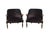 Ebonized & Gilt Bergère Chairs with Carved Ram Heads - A Pair For Sale In Dallas - Image 6 of 12