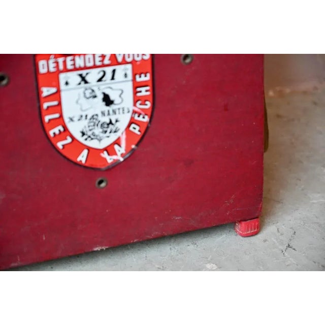 Vintage French Fisherman's Stool, 1960s For Sale - Image 12 of 15