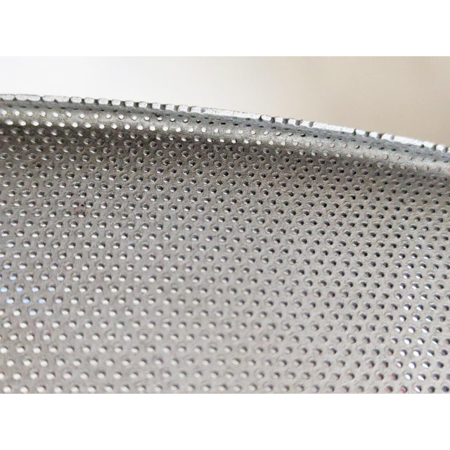 Large Black Painted and Perforated Metal Pendant Lamp by Orni Halloween for Artemide, 1970s For Sale - Image 14 of 18