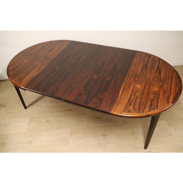 Scandinavian Extendable Dining Table in Rosewood by VV Moble, 1960 For Sale - Image 12 of 18