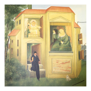 Fernando Botero 8 Man Going to the Office 1983