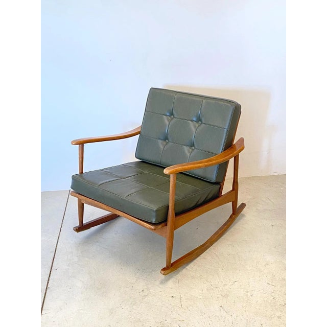 Wooden Rocking Chair, 1960s For Sale - Image 16 of 16