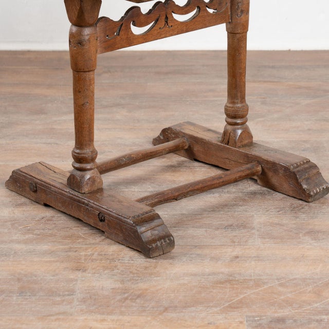 19th Century Danish Oak Side Table For Sale - Image 11 of 14