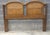Dixie Furniture Italian Tuscan Style Stained Walnut & Cane Full Size Headboard. This is a part of a bedroom set as...