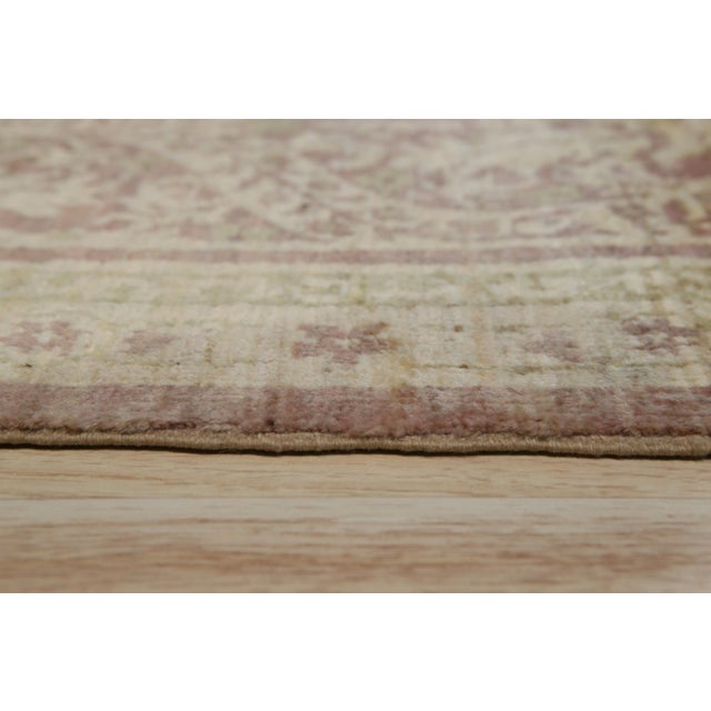 Sloane Lydia Beige Hand Knotted Afghan Wool Rug, Country of Origin: India. This exceptional piece, though utilizing...
