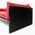 Black Black Gloss Lacquered and Red Leather Sofa by Dino Gavina for Studio Simon, 1970s For Sale - Image 8 of 18