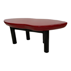 1980s Postmodern Jay Spectre Joan Crawford "Red Lips" Lacquered Coffee Table - Century Furniture