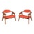 1950s Walnut 916-Cc Lounge Chairs by Adrian Pearsall for Craft Associates - A Pair For Sale