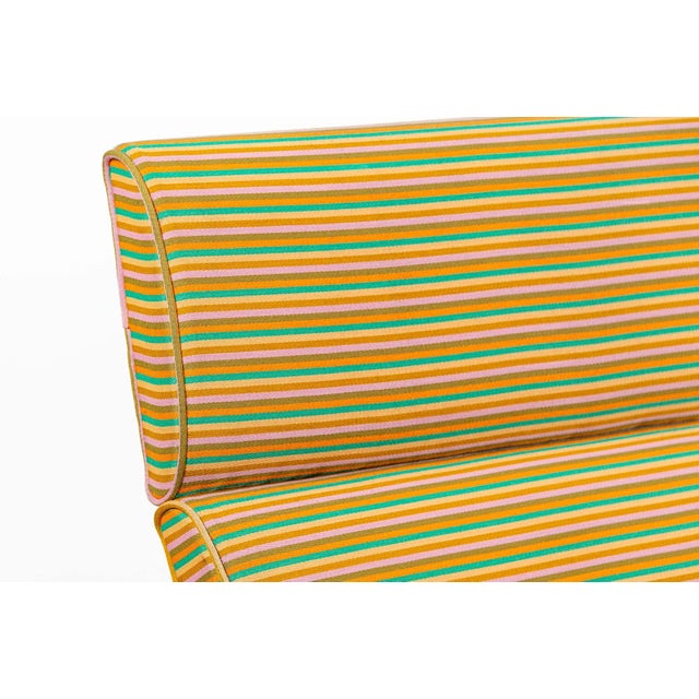 Mid Century Eames Herman Miller Sofa Compact, Alexander Girard Maharam Fabric, 2 Available For Sale - Image 11 of 17